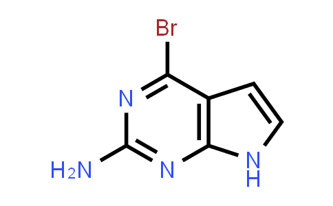 4-Bromo-7H-pyrrolo[2,3-d]pyrimidin-2-ylamine