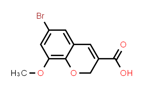 6-Bromo-8-Methoxy-2H-Chromene-3-Carboxylic Acid