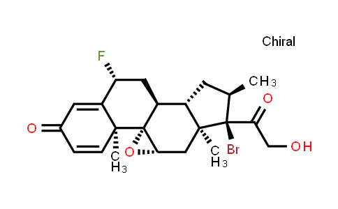 17-Bromo-9beta,11beta-Epoxy-6beta-Fluoro-21-Hydroxy-16alpha-Methylpregna-1,4-Diene-3,20-Dione