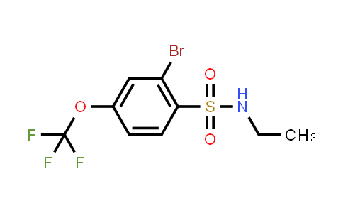 2-Bromo-N-ethyl-4-(trifluoromethoxy)benzenesulfonamide