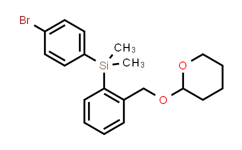 (4-Bromo-phenyl)-dImethyl-[2-(tetrahydro-pyran-2-yloxymethyl)-phenyl]-sIlane