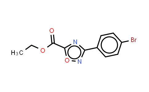 3-(4-Bromo-phenyl)-[1,2,4]oxadiazole-5-carboxylic acidethylester