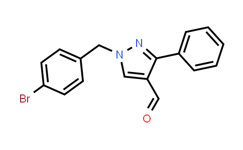 1-(4-Bromobenzyl)-3-phenyl-1H-pyrazole-4-carbaldehyde