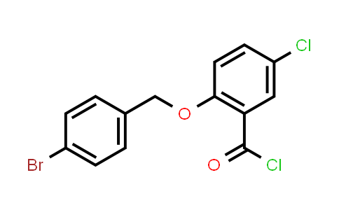 2-[(4-Bromobenzyl)oxy]-5-chlorobenzoyl chloride
