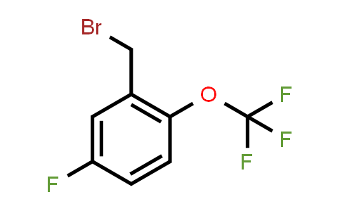 2-(Bromomethyl)-4-fluoro-1-(trifluoromethoxy)benzene
