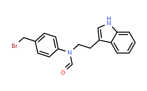 (4-(bromomethyl)phenyl)-N-(2-indol-3-ylethyl)formamide
