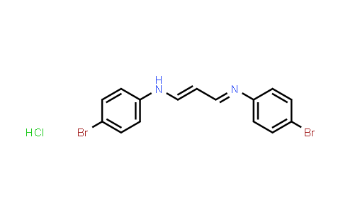 (3-(4-Bromophenylamino)prop-2-enylidene)4-bromophenylamine, hydrochloride