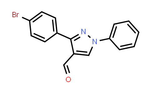 3-(4-Bromophenyl)-1-phenylpyrazole-4-carbaldehyde