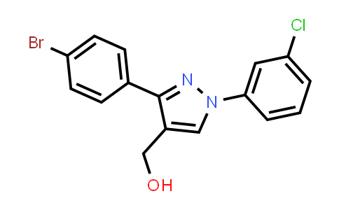 (3-(4-Bromophenyl)-1-(3-chlorophenyl)-1H-pyrazol-4-yl)methanol