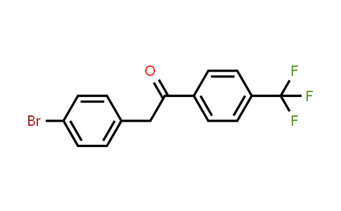 2-(4-Bromophenyl)-1-[4-(trifluoromethyl)phenyl]ethanone