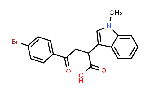 4-(4-Bromophenyl)-2-(1-methylindol-3-yl)-4-oxobutanoic acid