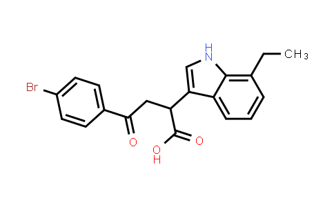 4-(4-Bromophenyl)-2-(7-ethylindol-3-yl)-4-oxobutanoic acid