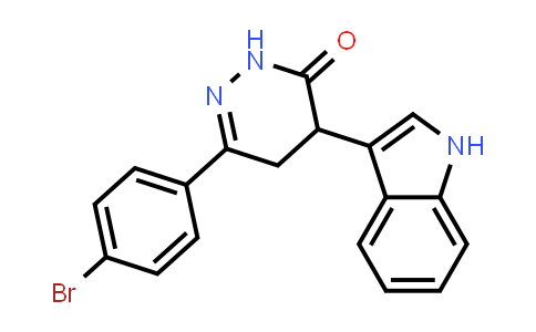 3-(4-bromophenyl)-5-indol-3-yl-1H,4H,5H-1,2-diazin-6-one