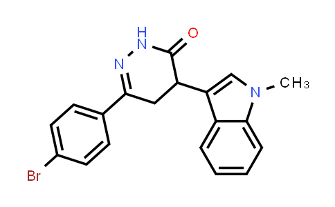 3-(4-bromophenyl)-5-(1-methylindol-3-yl)-1H,4H,5H-1,2-diazin-6-one