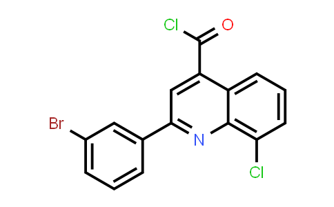 2-(3-Bromophenyl)-8-chloroquinoline-4-carbonyl chloride