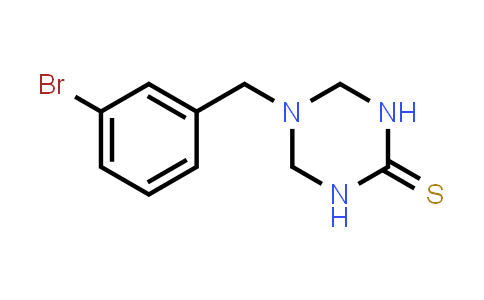 5-[(3-Bromophenyl)methyl]tetrahydro-1,3,5-triazine-2(1H)-thione