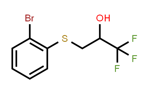 3-[(2-Bromophenyl)sulfanyl]-1,1,1-trifluoro-2-propanol