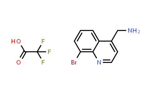 (8-Bromoquinolin-4-yl)methanamine-2,2,2-trifluoroacetate