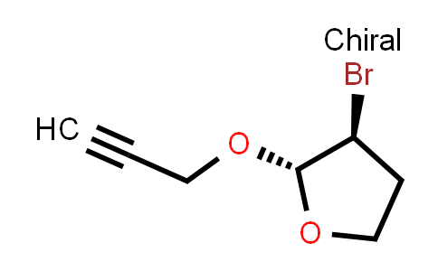(+/-)-trans-3-Bromotetrahydro-2-(2-propynyloxy)-furan