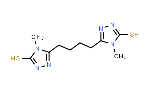 5,5'-Butane-1,4-diylbis(4-methyl-4H-1,2,4-triazole-3-thiol)