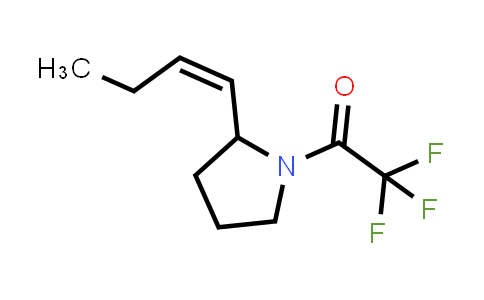 1-{2-[(1Z)-1-Buten-1-yl]-1-pyrrolidinyl}-2,2,2-trifluoroethanone