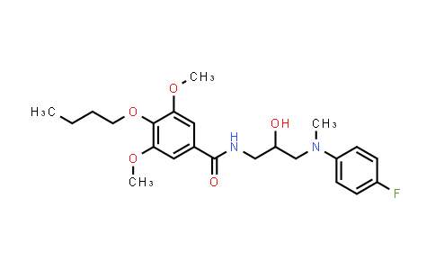 4-Butoxy-N-[3-[(4-Fluorophenyl)-Methylamino]-2-Hydroxypropyl]-3,5-Dimethoxybenzamide