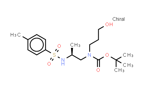 (S)-3-{N-(tert-Butoxycarbonyl)-N-[2-(N-p-toluenesulfonyl)aminopropyl]amino-1-propanol