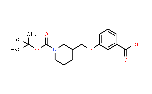 3-{[1-(tert-Butoxycarbonyl)piperidin-3-yl]methoxy}benzoic acid
