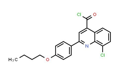 2-(4-Butoxyphenyl)-8-chloroquinoline-4-carbonyl chloride