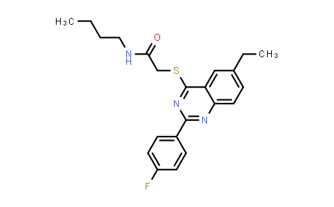 N-Butyl-2-[[6-Ethyl-2-(4-Fluorophenyl)-4-Quinazolinyl]Thio]-Acetamide