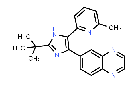 6-[2-tert-Butyl-5-(6-methyl-pyridin-2-yl)-1H-imidazol-4-yl]-quinoxaline