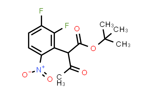 tert-Butyl 2-(2,3-difluoro-6-nitrophenyl)-3-oxobutanoate