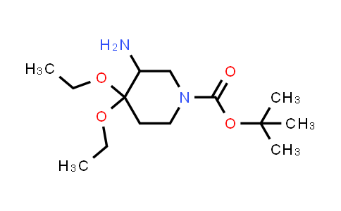 tert-Butyl 3-amino-4,4-diethoxypiperidine-1-carboxylate