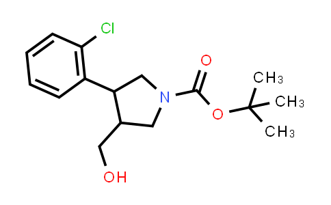 tert-Butyl 3-(2-chlorophenyl)-4-(hydroxymethyl)pyrrolidine-1-carboxylate