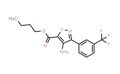 Butyl 4-Amino-3-[3-(Trifluoromethyl)Phenyl]Isothiazole-5-Carboxylate