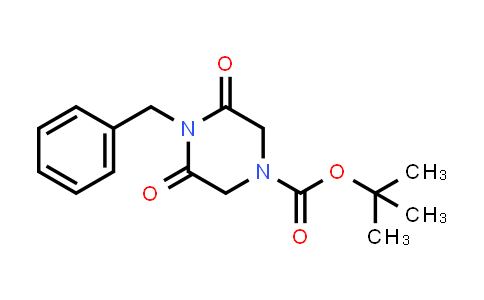 tert-Butyl 4-benzyl-3,5-dioxopiperazine-1-carboxylate
