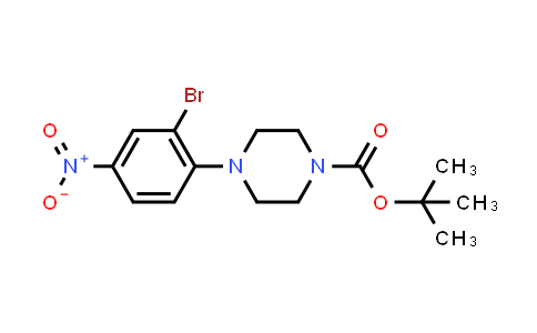 tert-Butyl 4-(2-bromo-4-nitrophenyl)piperazine-1-carboxylate