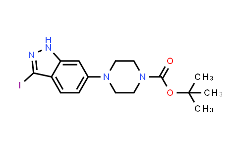 tert-Butyl 4-(3-iodo-1H-indazol-6-yl)piperazine-1-carboxylate