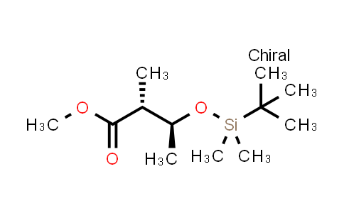 (R,S)-3-[(tert-butyldimethylsilyl)oxy]-2-methyl-butanoic acid methyl ester