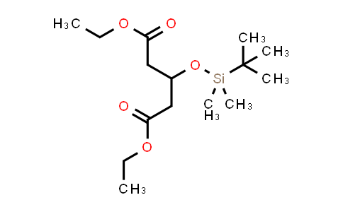 3-[(tert-Butyldimethylsilyl)oxy]pentanedioic acid diethyl ester
