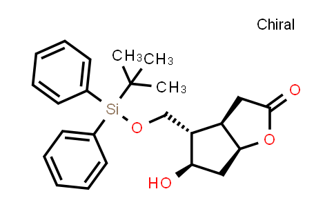 (3aR,4S,5R,6aS)-4-(tert-Butyldiphenylsilyloxy)methyl-5-hydroxy-hexahydro-2H-cyclopenta[b]furan-2-one