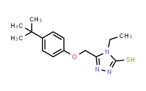 5-[(4-tert-Butylphenoxy)methyl]-4-ethyl-4H-1,2,4-triazole-3-thiol