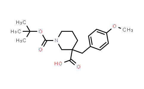 1-[(tert-Butyl)oxycarbonyl]-3-(4-methoxybenzyl)piperidine-3-carboxylic acid
