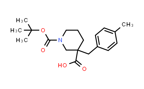 1-[(tert-Butyl)oxycarbonyl]-3-(4-methylbenzyl)piperidine-3-carboxylic acid