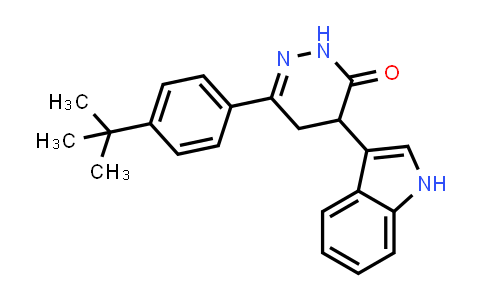 3-(4-(tert-butyl)phenyl)-5-indol-3-yl-1H,4H,5H-1,2-diazin-6-one