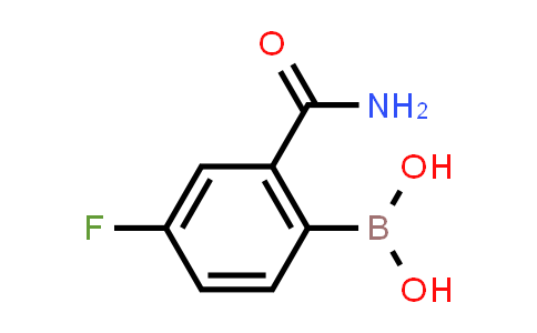 2-CarbaMoyl-4-fluorophenylboronic acid