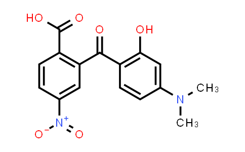 2'-Carboxy-4-dimethylamino-2-hydroxy-5'-nitrobenzophenone