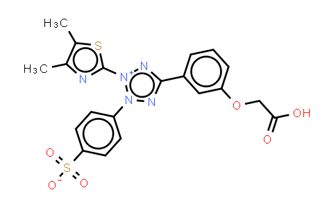5-[3-(Carboxymethoxy)phenyl]-3-(4,5-dimethyl-2-thiazolyl)-2-(4-sulfophenyl)-2H-tetrazolium inner salt