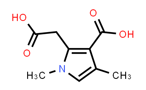 2-(Carboxymethyl)-1,4-dimethyl-1H-pyrrole-3-carboxylic acid