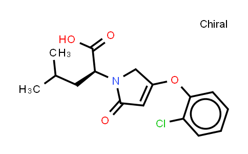 (2S)-2-[3-(2-Cchlorophenoxy)-5-oxo-2H-pyrrol-1-yl]-4-methylpentanoic acid